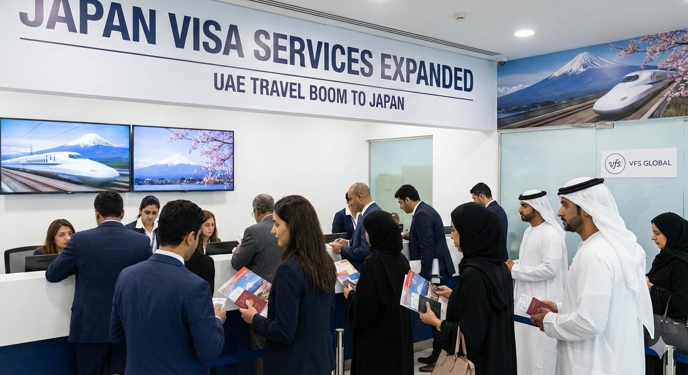 UAE travel boom: Japan tourism surges with VFS Global’s expanded visa services